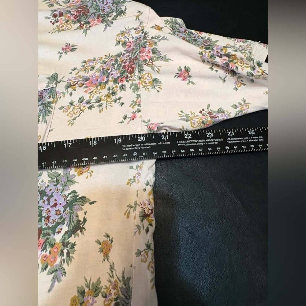 Victoria’s Secret Floral Print Oversized Night Gown size M Gold Tag - Picture 10 of 12